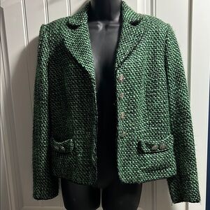 Green Tweed Women's Jacket